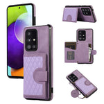 Til Samsung Galaxy A51 5G Kortholder TPU+PU Læder Telefoncover Kickstand Telefonbeskyttelse