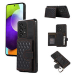 For Samsung Galaxy A72 5G / 4G Case TPU+PU Leather Kickstand Card Holder Phone Cover