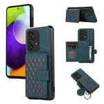 For Samsung Galaxy A72 5G / 4G Case TPU+PU Leather Kickstand Card Holder Phone Cover