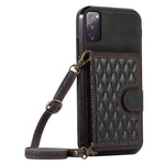 For Samsung Galaxy S20 FE 2022 / S20 FE / S20 FE 5G / S20 Lite Case Card Holder TPU+PU Leather Phone Shell