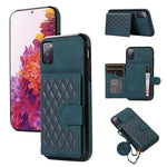 For Samsung Galaxy S20 FE 2022 / S20 FE / S20 FE 5G / S20 Lite Case Card Holder TPU+PU Leather Phone Shell