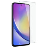 NORTHJO For Samsung Galaxy A35 5G Clear TPU Phone Case with Tempered Glass Film