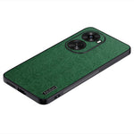For Huawei nova 11 SE / nova 12 SE 4G Cell Phone Case Wood Grain PC+TPU+PU Back Cover