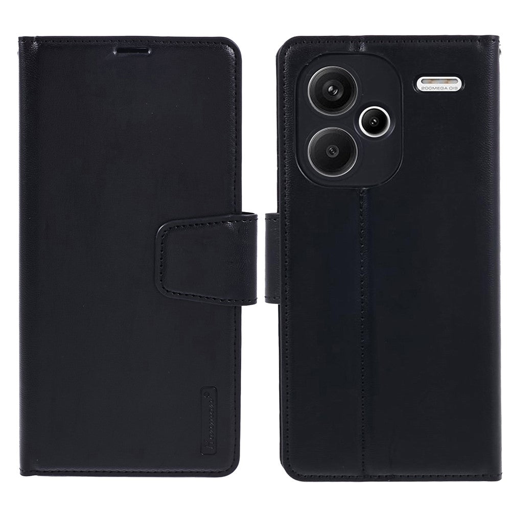 HANMAN Mill Series for Xiaomi Redmi Note 13 Pro+ 5G Case PU Leather Wallet Phone Stand Cover