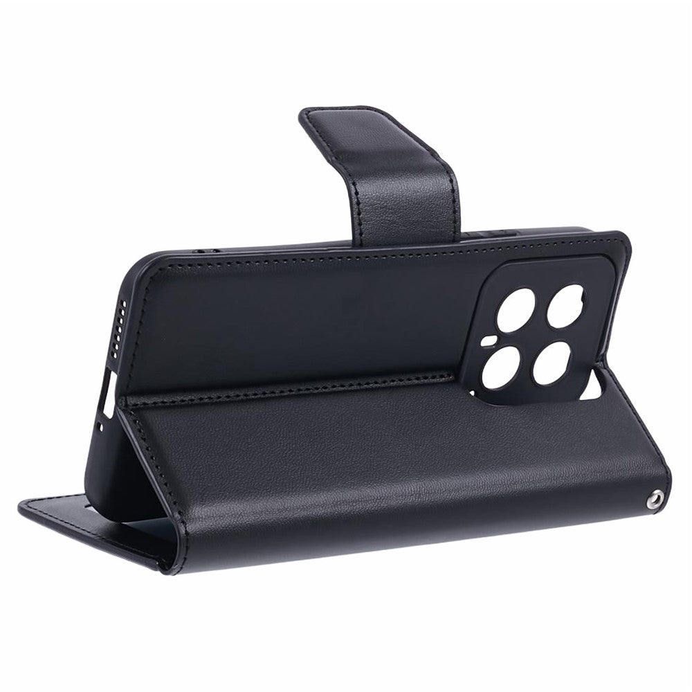 HANMAN Mill Series mobilskal för Xiaomi 14 Plånboksfodral PU-läder Stativfodral