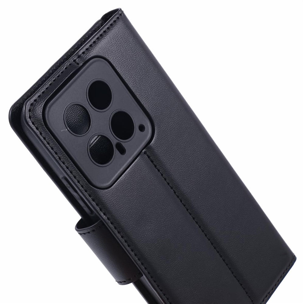 HANMAN Mill Series mobilskal för Xiaomi 14 Plånboksfodral PU-läder Stativfodral