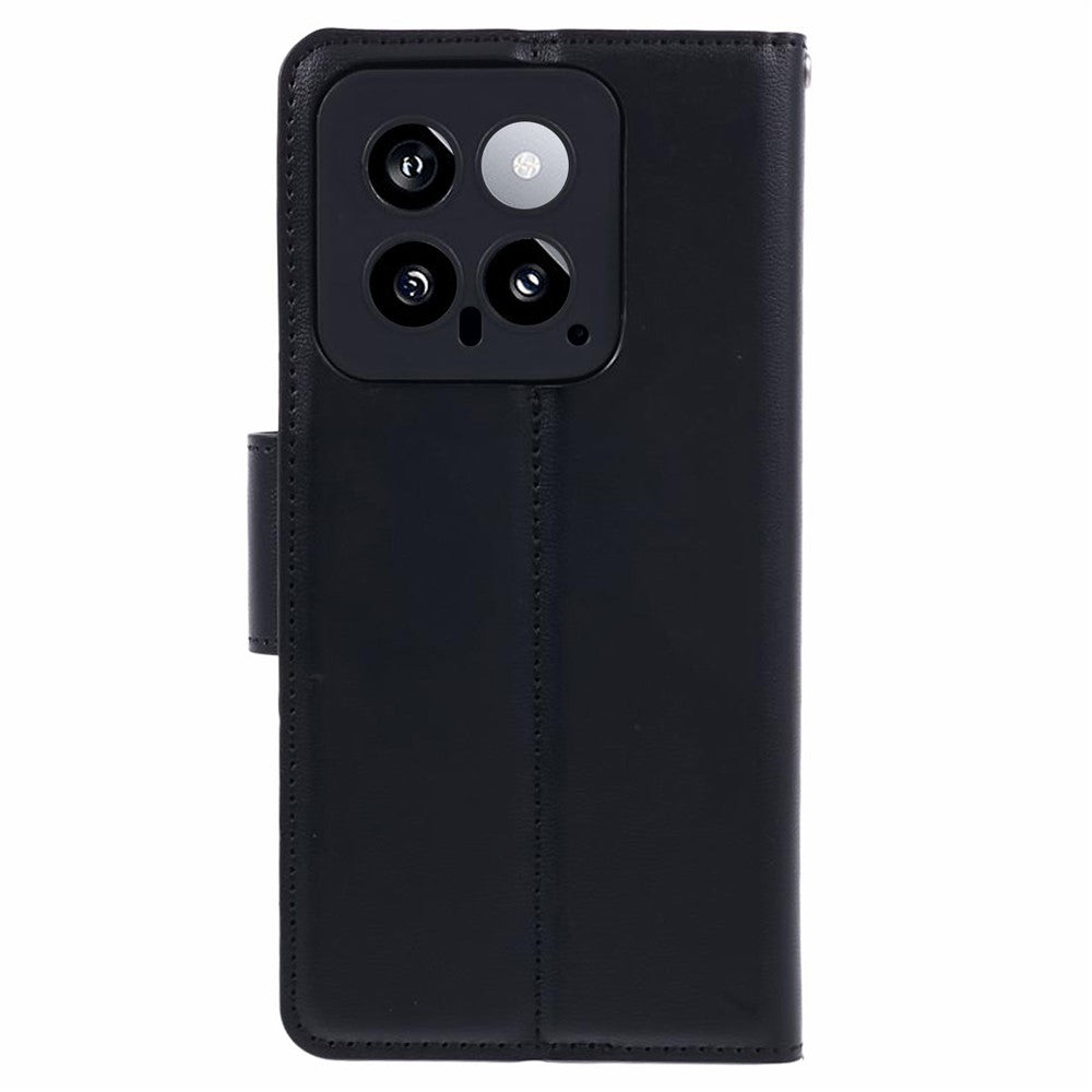 HANMAN Mill Series mobilskal för Xiaomi 14 Plånboksfodral PU-läder Stativfodral