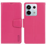 HANMAN Mill Series for Xiaomi Redmi Note 13 Pro 5G / Poco X6 5G Case PU Leather Phone Cover Wallet