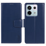HANMAN Mill Series for Xiaomi Redmi Note 13 Pro 5G / Poco X6 5G Case PU Leather Phone Cover Wallet