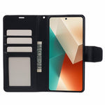 HANMAN Mill Series mobilskal för Xiaomi Redmi Note 13 5G Fodral PU-läder mobilskal Plånbok