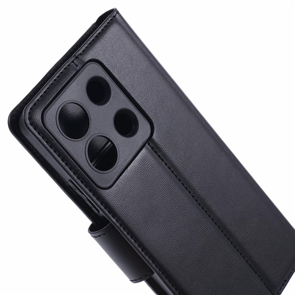 HANMAN Mill Series mobilskal för Xiaomi Redmi Note 13 5G Fodral PU-läder mobilskal Plånbok