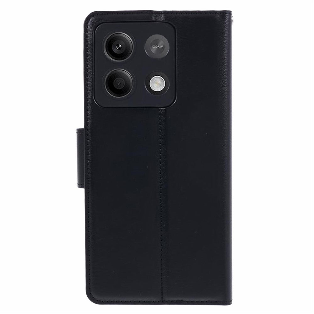 HANMAN Mill Series mobilskal för Xiaomi Redmi Note 13 5G Fodral PU-läder mobilskal Plånbok