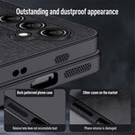 Til Samsung Galaxy A15 5G Mobiltelefoncover Trækorn PC+TPU+PU Bagsidebeskyttelsescover
