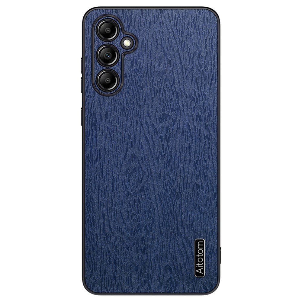 Til Samsung Galaxy A15 5G Mobiltelefoncover Trækorn PC+TPU+PU Bagsidebeskyttelsescover