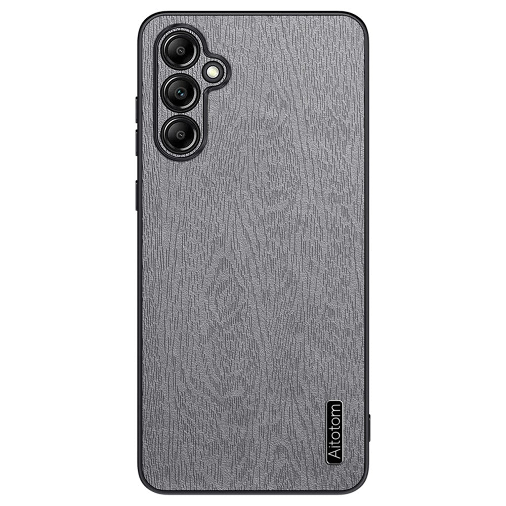 Samsung Galaxy A15 5G Mobilskal Träådring PC+TPU+PU Bakskyddsfodral