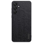 Back Shell for Samsung Galaxy A25 5G (Global) (161.0 x 76.5 x 8.3mm) Cover Wood Grain PU+PC+TPU Cell Phone Case