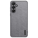 Back Shell for Samsung Galaxy A25 5G (Global) (161.0 x 76.5 x 8.3mm) Cover Wood Grain PU+PC+TPU Cell Phone Case
