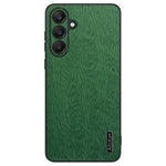 Back Shell for Samsung Galaxy A25 5G (Global) (161.0 x 76.5 x 8.3mm) Cover Wood Grain PU+PC+TPU Cell Phone Case