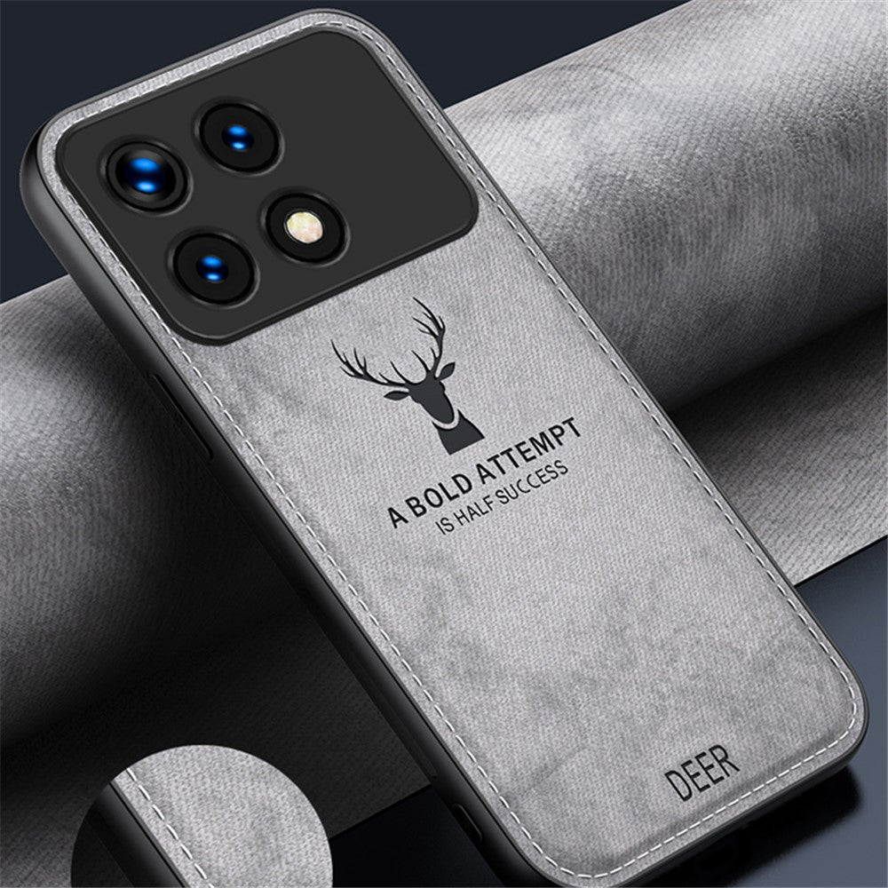 For Xiaomi Redmi K70E 5G / Poco X6 Pro 5G Protective Cover Deer Pattern Drop Proof Protection Phone Case