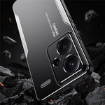 For Xiaomi Redmi Note 13 Pro+ 5G Case Aluminium Alloy+TPU+PC Airbag Protection Protective Shell with Lens Cover