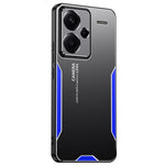 For Xiaomi Redmi Note 13 Pro+ 5G Case Aluminium Alloy+TPU+PC Airbag Protection Protective Shell with Lens Cover