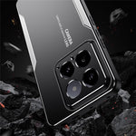 For Xiaomi 14 Case Aluminium Alloy+TPU+PC Honeycomb Holes Design Phone Guard Cover