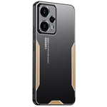 For Xiaomi Redmi Note 12T Pro 5G Phone Case Metal+TPU+PC Anti-drop Cover