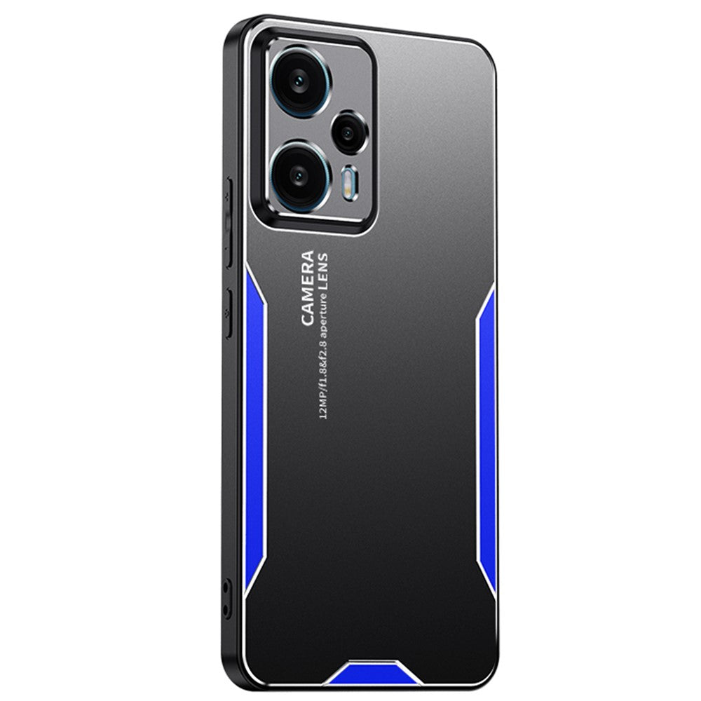 For Xiaomi Redmi Note 12T Pro 5G Phone Case Metal+TPU+PC Anti-drop Cover