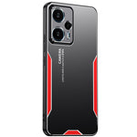 Xiaomi Redmi Note 12 Turbo / Poco F5 5G-skal i metal + TPU + PC med kameralinsebeskyttelse