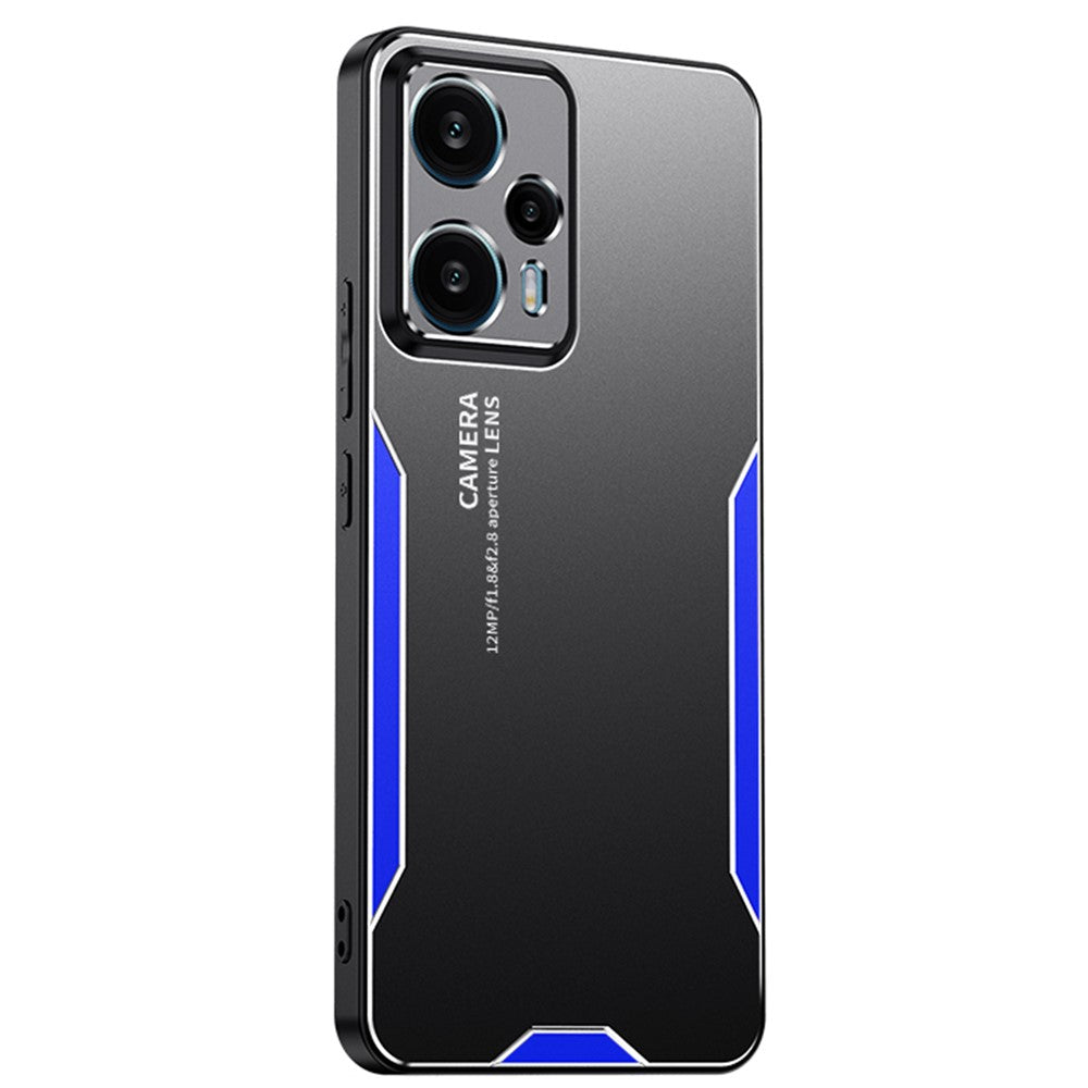 For Xiaomi Redmi Note 12 Turbo / Poco F5 5G Metal+TPU+PC Case Camera Lens Protection