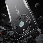 For Huawei Mate 60 Pro Phone Case Drop-proof Metal+TPU+PC Back Cover