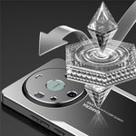 For Huawei Mate 60 Pro Phone Case Drop-proof Metal+TPU+PC Back Cover