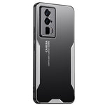 For Xiaomi Redmi K60 5G Phone Case Metal+TPU+PC Cover Camera Lens Protection