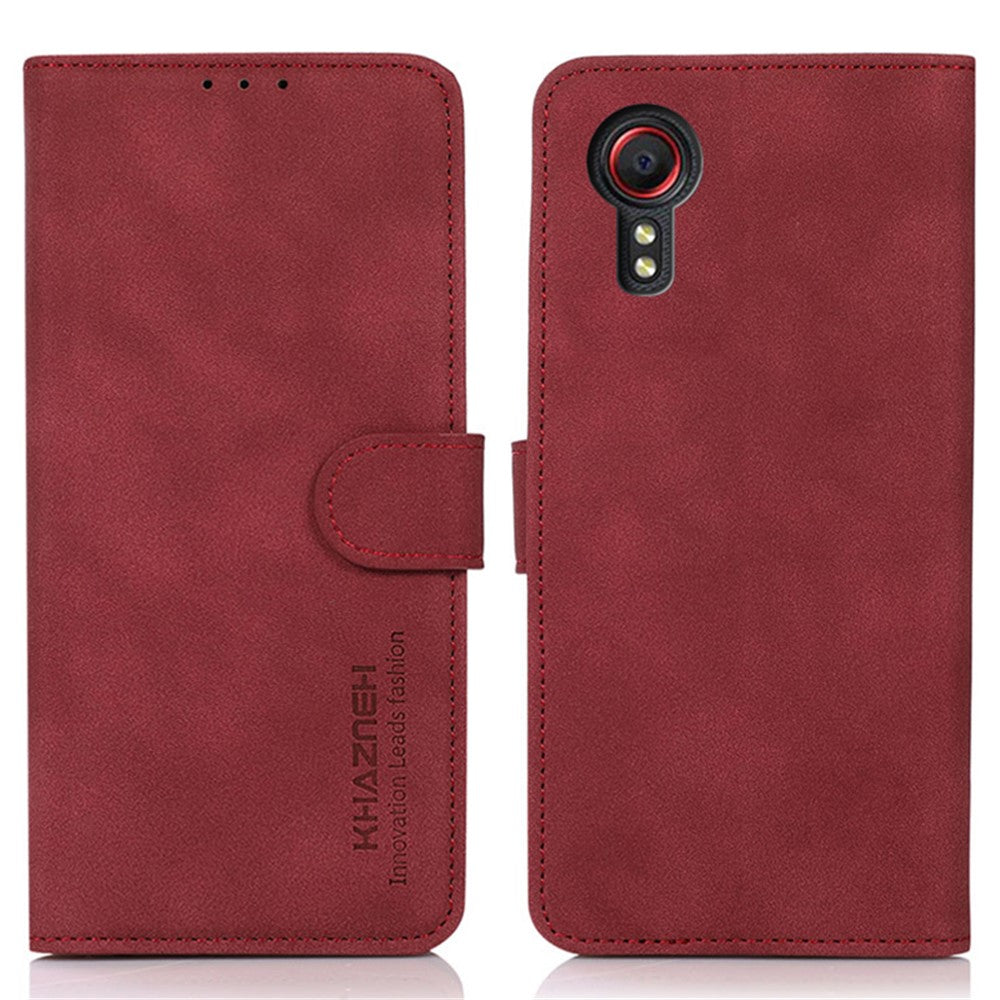 KHAZNEH For Samsung Galaxy Xcover7 Wallet Case Stand Leather Phone Cover