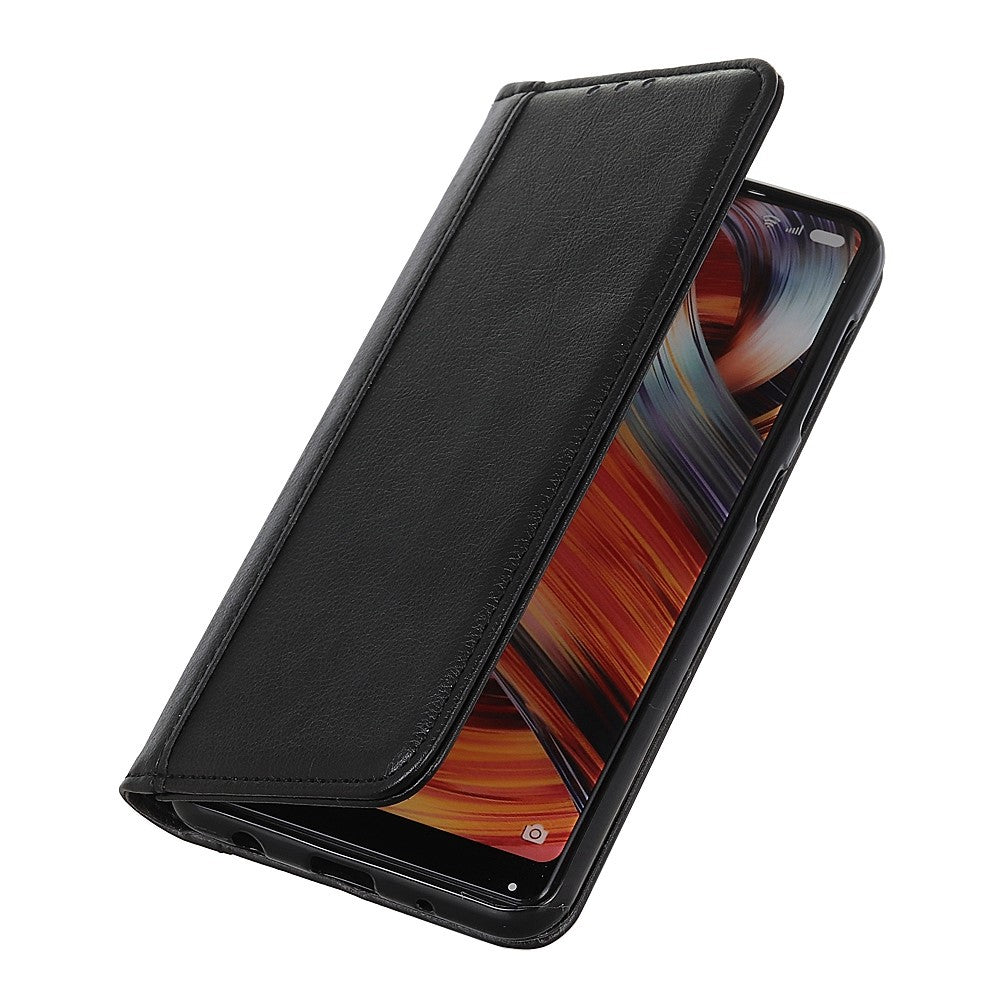 Till Samsung Galaxy Xcover7 Fodral i delat läder Litchi Textur Plånboksfodral till telefon