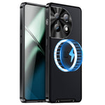 OnePlus 12 5G Matt Skal Magnetiskt Skal Metallram Skyddande mobilskydd