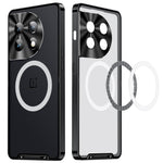 OnePlus 12 5G Matt Skal Magnetiskt Skal Metallram Skyddande mobilskydd