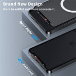 OnePlus 12 5G Matt Skal Magnetiskt Skal Metallram Skyddande mobilskydd