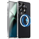 OnePlus 12 5G Matt Skal Magnetiskt Skal Metallram Skyddande mobilskydd