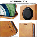 LC.IMEEKE For Honor X50 5G Case Calf Texture PU Leather Stand Wallet Phone Cover