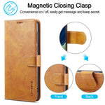 LC.IMEEKE For Honor X50 5G Case Calf Texture PU Leather Stand Wallet Phone Cover