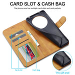 LC.IMEEKE For Honor X50 5G Case Calf Texture PU Leather Stand Wallet Phone Cover