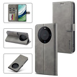 LC.IMEEKE For Huawei Mate 60 Pro+ / Mate 60 Pro Calf Texture Phone Case PU Leather Stand Wallet Cover