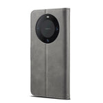 LC.IMEEKE For Huawei Mate 60 Pro+ / Mate 60 Pro Calf Texture Phone Case PU Leather Stand Wallet Cover
