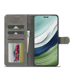 LC.IMEEKE For Huawei Mate 60 Pro+ / Mate 60 Pro Calf Texture Phone Case PU Leather Stand Wallet Cover