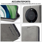 LC.IMEEKE For Huawei Mate 60 Pro+ / Mate 60 Pro Calf Texture Phone Case PU Leather Stand Wallet Cover