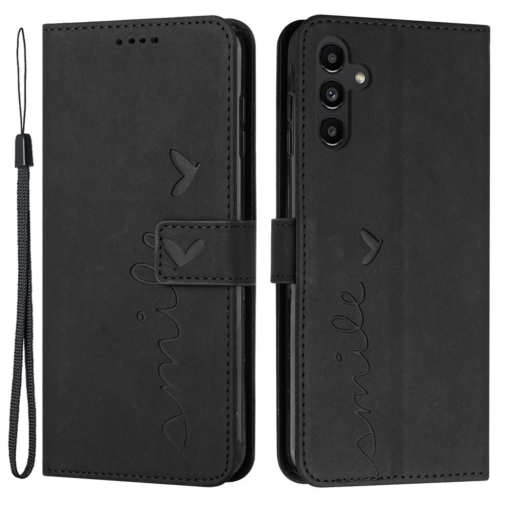 Til Samsung Galaxy A55 5G Magnetisk Telefoncover Hudvenligt PU Læder Pungcover