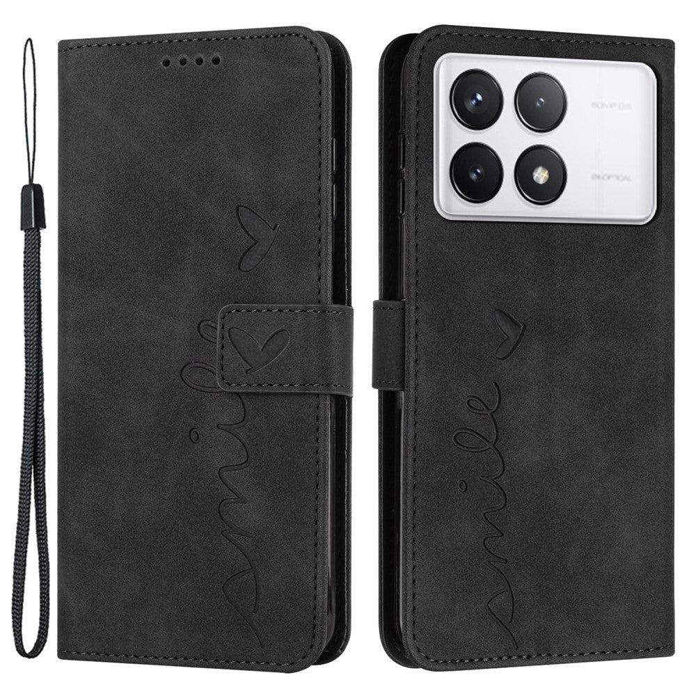 Xiaomi Redmi K70E 5G / Poco X6 Pro 5G Plånboksfodral Magnetiskt Skin-touch PU-läder + TPU mobilskal