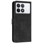 Xiaomi Redmi K70E 5G / Poco X6 Pro 5G Plånboksfodral Magnetiskt Skin-touch PU-läder + TPU mobilskal