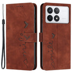 Xiaomi Redmi K70E 5G / Poco X6 Pro 5G Plånboksfodral Magnetiskt Skin-touch PU-läder + TPU mobilskal